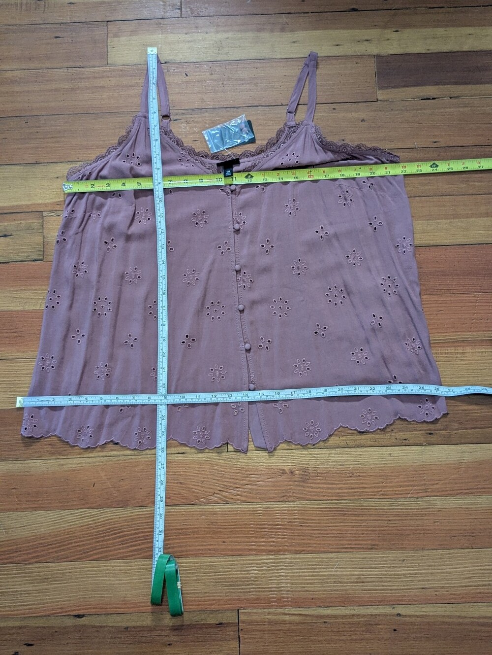 TORRID Sophie Eyelet Swing Cami - Size 00 - Picture 4 of 12